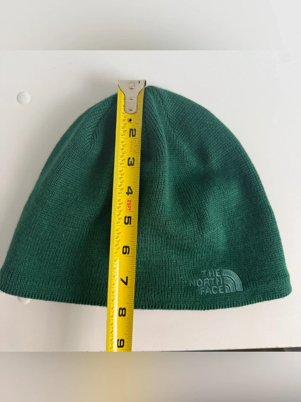 The North Face Dark Green Beanie wool one size